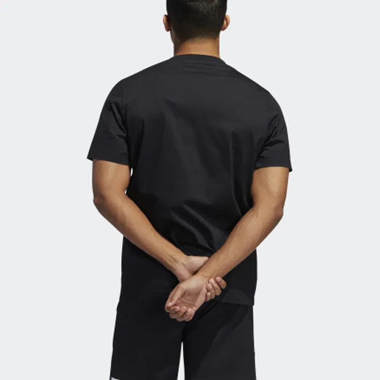 Adidas T Shirts Men Black-4
