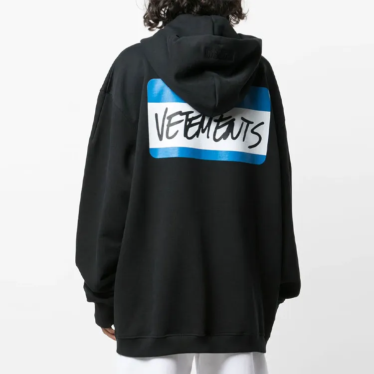 Vetements My Name Is Vetements Zip Up Hoodie-1