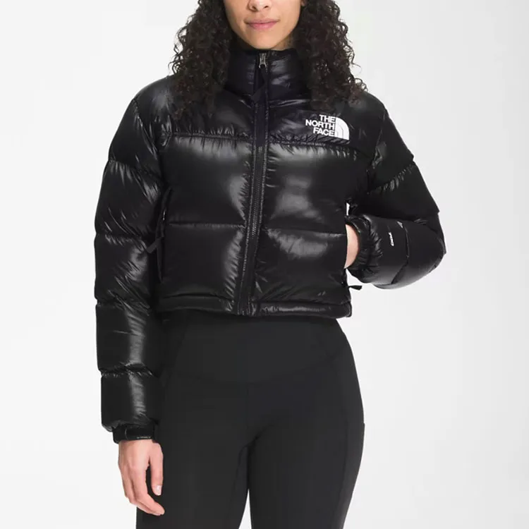 THE NORTH FACE Women'ss Nuptse 700 Fill Short Jacket Tnf Black-2