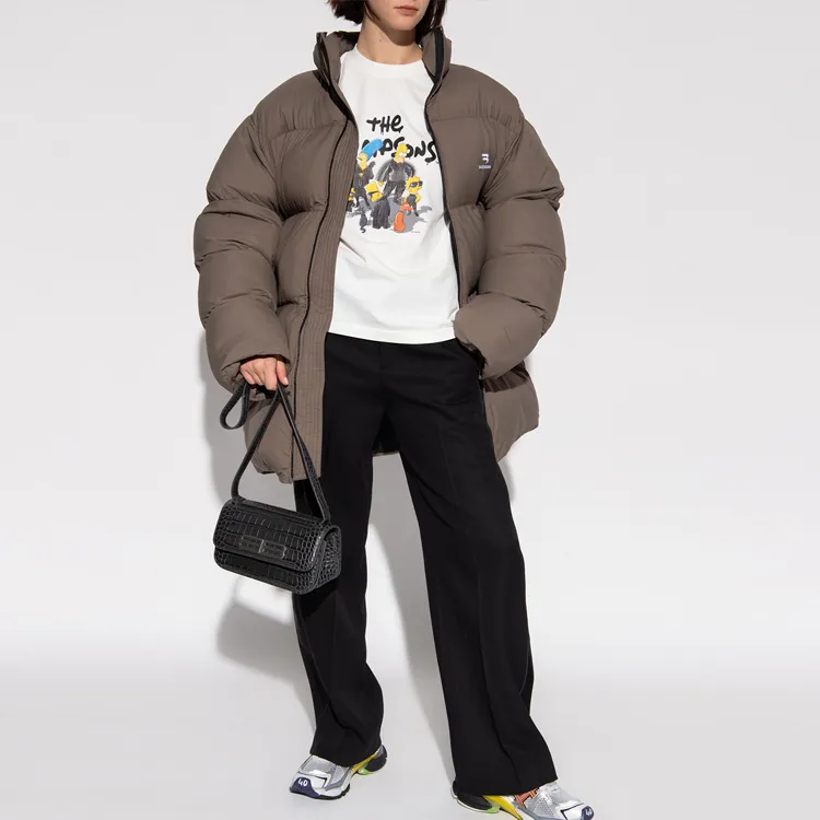 Balenciaga X The Simpsons Women'ss Small Fit T Shirt White-2