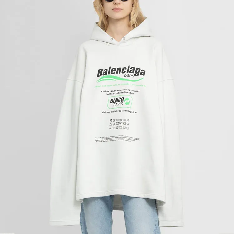 Balenciaga Women's Dry Cleaning Boxy Hoodie-1