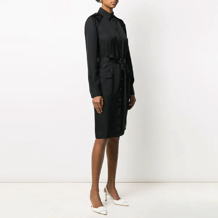 TOM FORD Long-Sleeved Dresses Women's Black-3
