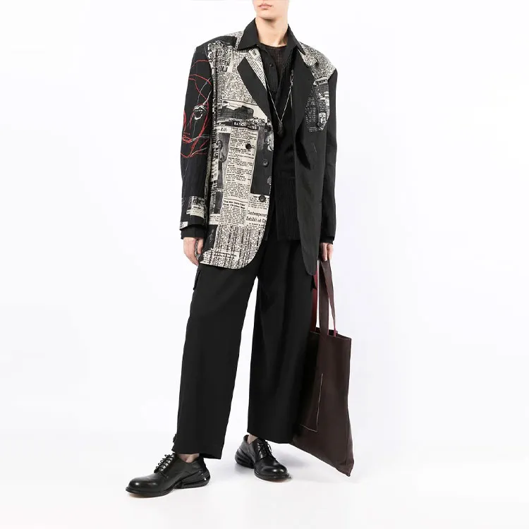 Yohji Yamamoto Business Suit Men's Black-3