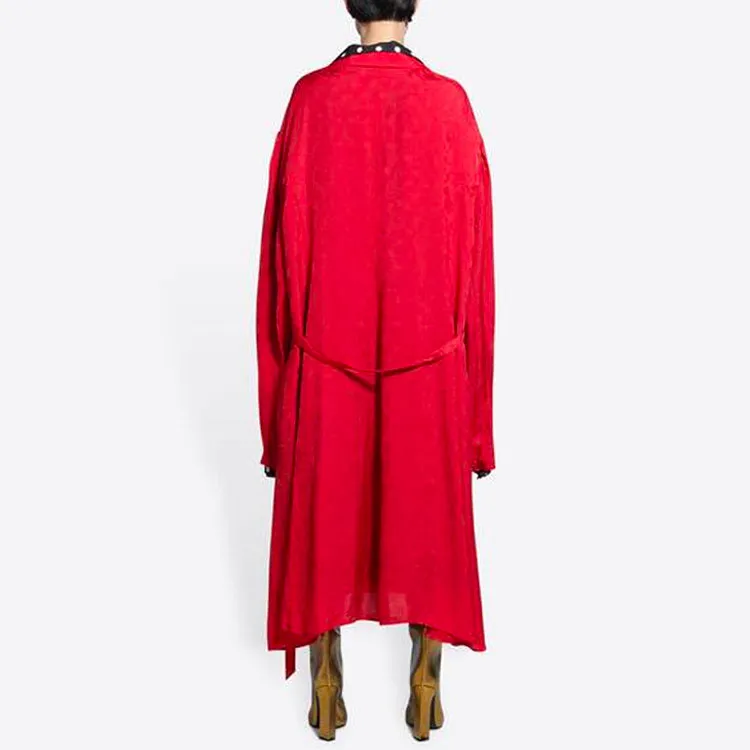 Balenciaga Spray Dots Reversible Coat Dress-3