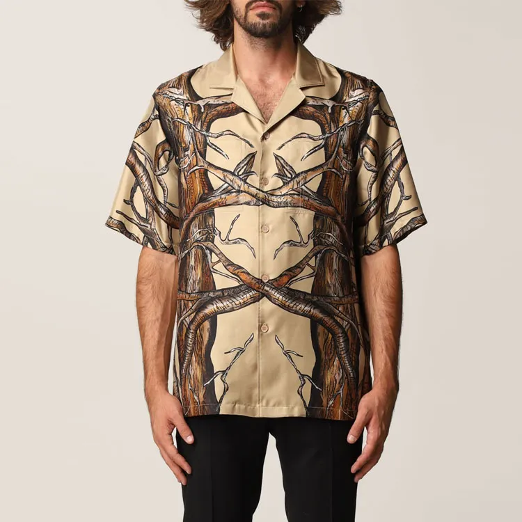 Burberry Shirts Men Beige-2