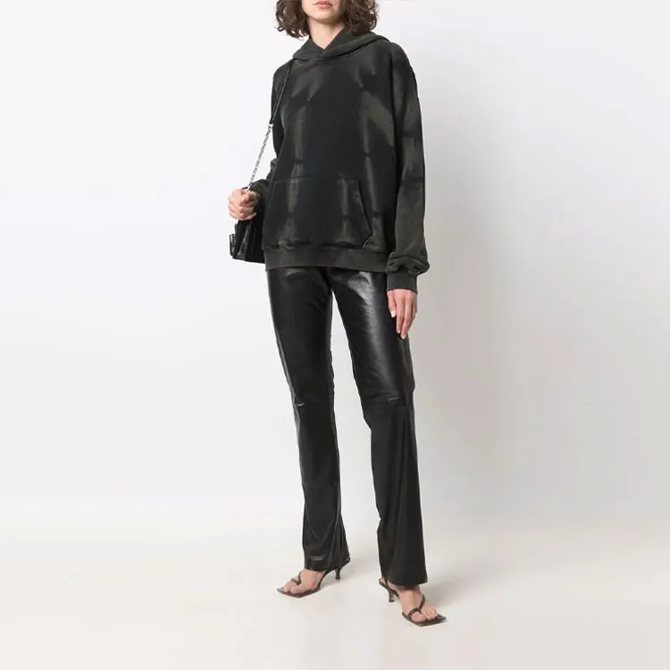 Alexander Wang Long sleeved Acid Washed Hoodie-1