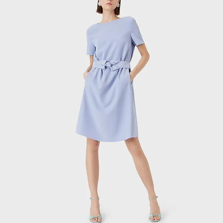 EMPORIO ARMANI SS22 Dress Women's Blue-2