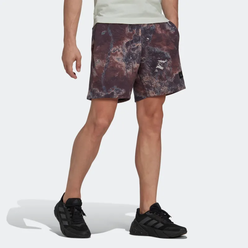 Adidas Sports Shorts Men Khaki Brown-3