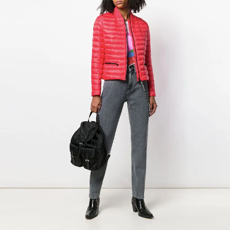 Moncler Down Jacket Women's Red-1