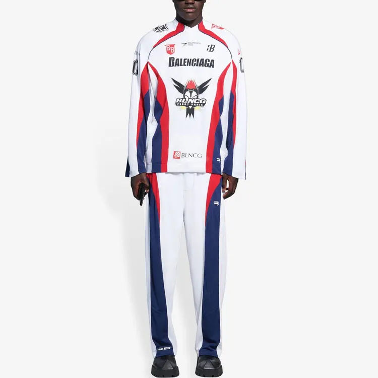 Balenciaga Long Sleeve Hockey T Shirt-2