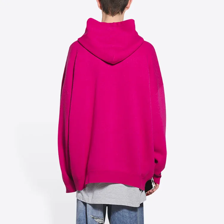 Balenciaga Sweatshirts Men Rose Red-4