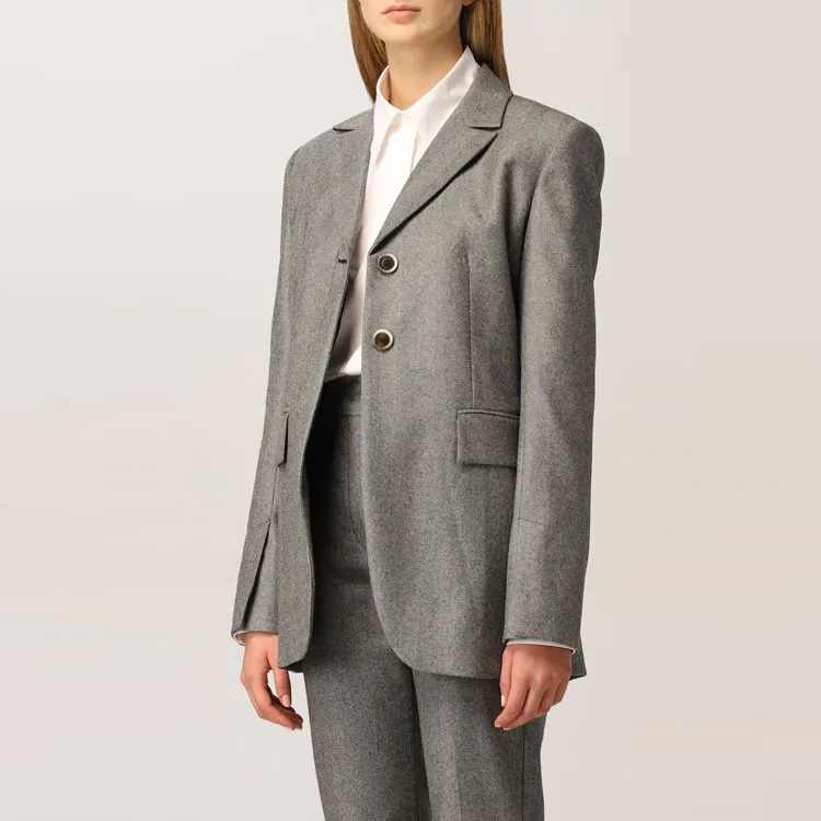 SportMax Business Suits Women's Gray-4