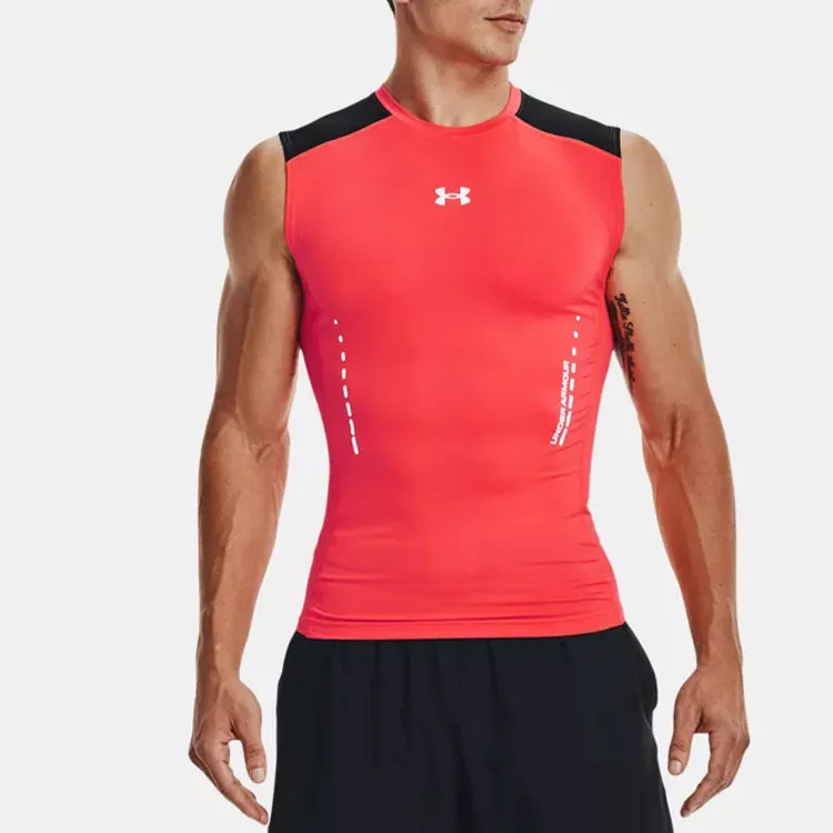 Under Armour Tank Tops Men's Beta Red-3