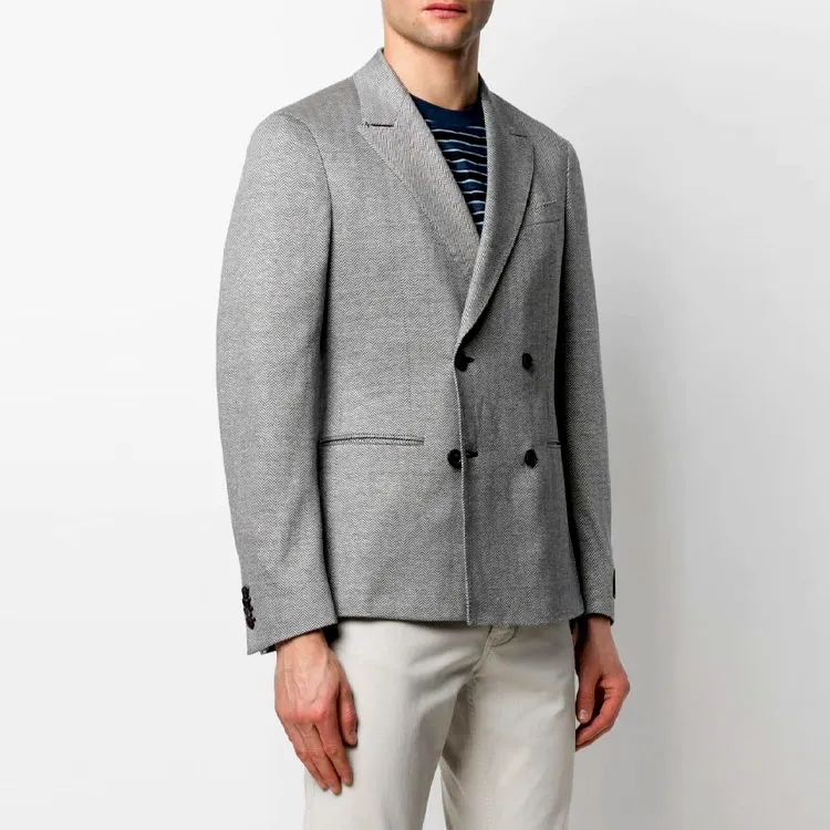 Zegna SS21 Business Suits Coats Men's Gray-3