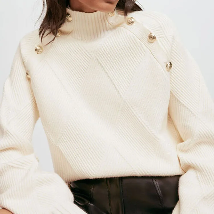 Maje FW21 Sweater Women's White-5