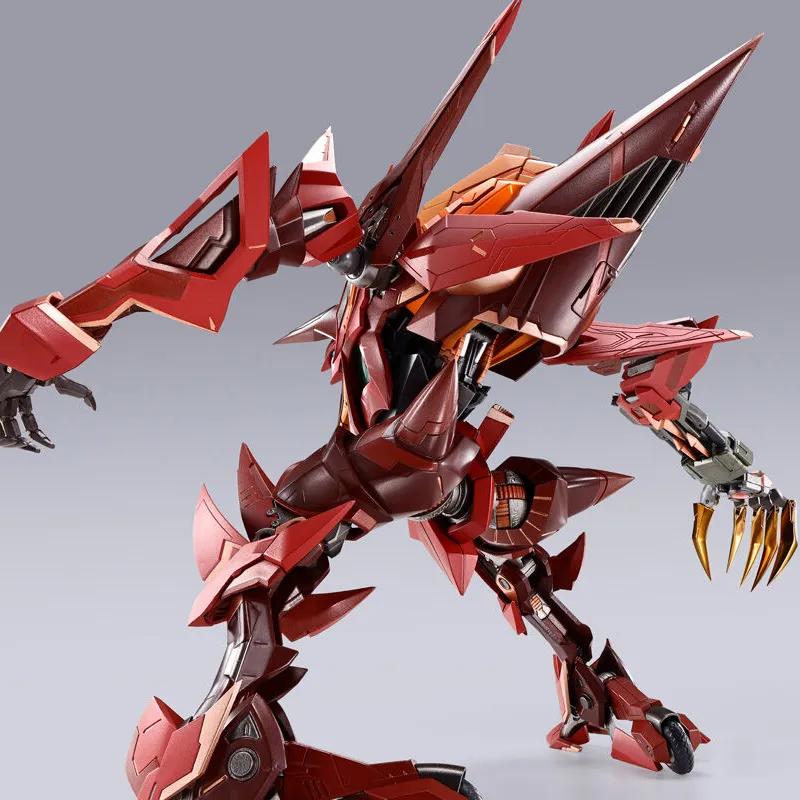 BANDAI METAL BUILD DRAGON SCALE Code Geass R2 Red Lotus Sacred Heaven Eight Point Style 18cm Hobby Model-7