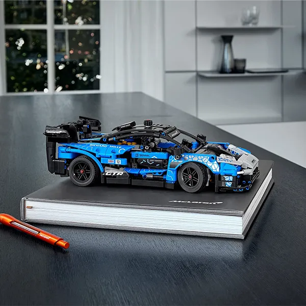 LEGO Technology Mechanical Set McLaren Sena GTR Racing Sports Car Hobby Model Building Blocks 830 42123-2