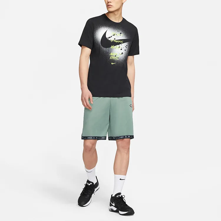 Nike T Shirts Men Black-2
