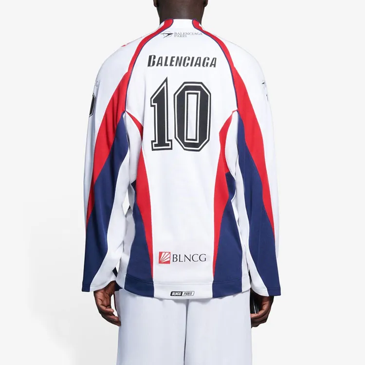Balenciaga Long Sleeve Hockey T Shirt-5