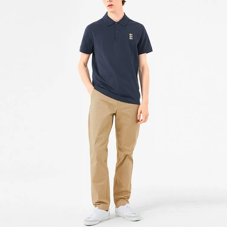 LACOSTE Polo Shirts Men Dark Blue-1