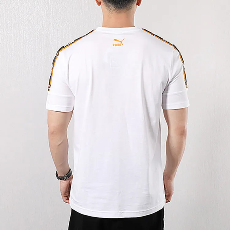 PUMA T Shirts Men White-2