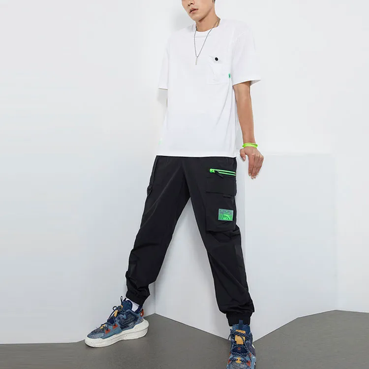 ANTA Cargo Pants Men Black-2
