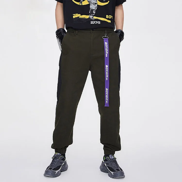 Boy London Casual Pants Unisex Green-3