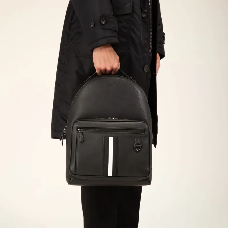 BALLY Mavrick Leather Backpack-7