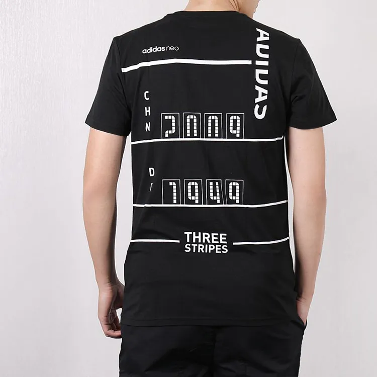 Adidas Neo T Shirts Men Black-3