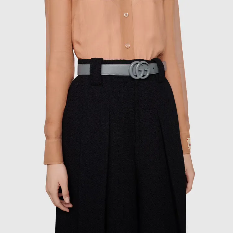 GUCCI Gg Marmont Thin Belt-2