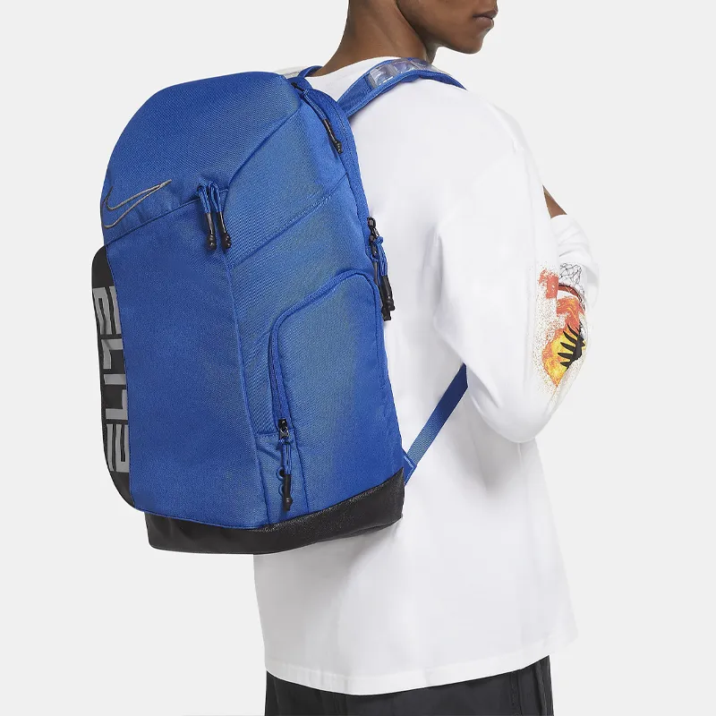 Nike Polyester Basketball Bag Backpack Unisex Klein Blue-4