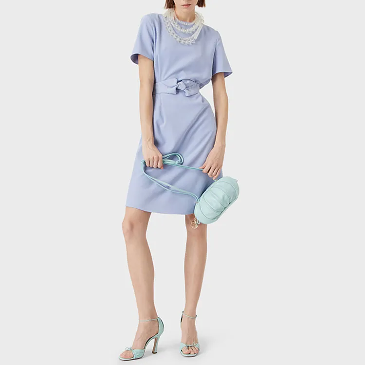 EMPORIO ARMANI SS22 Dress Women's Blue-1