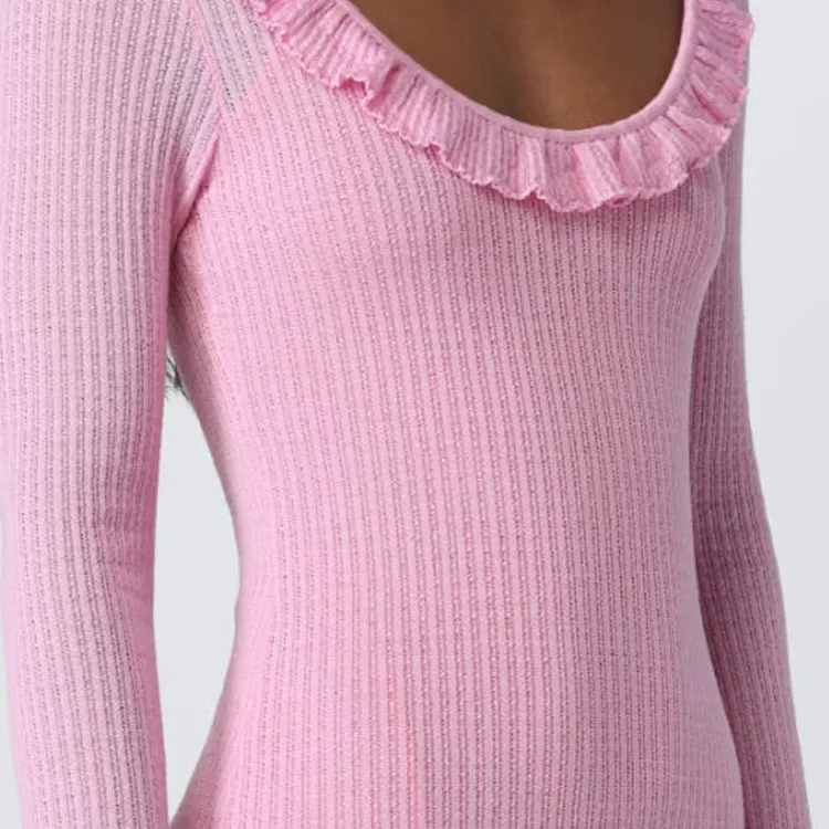 Blumarine Knit Long Skirts Women's Pink-4