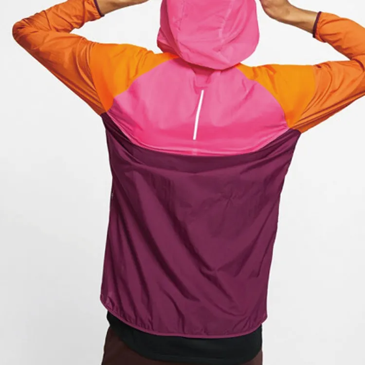 Nike Jackets Men Bordeaux Burgundy/Laser Fuchsia/Cinder Orange-4