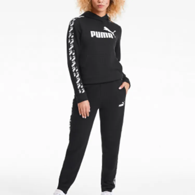 PUMA Knitted Sweatpants Women's Black-2