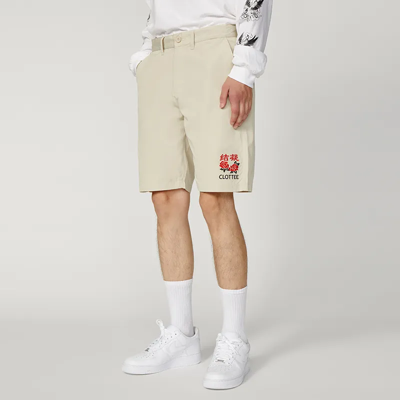 CLOT Casual Shorts Men Beige-4