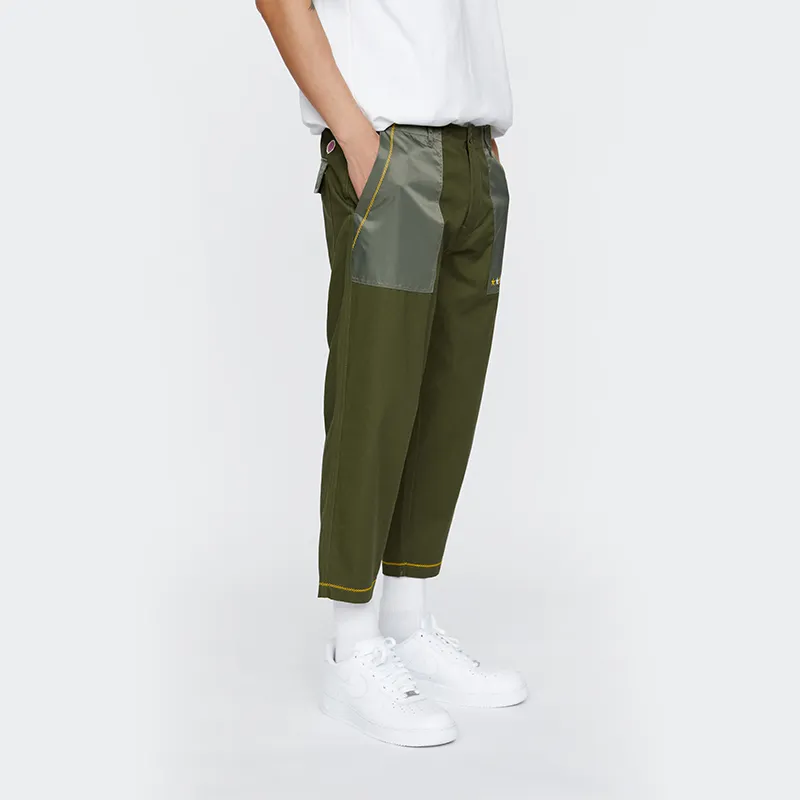 CLOTTEE Casual Pants Men's Green-2