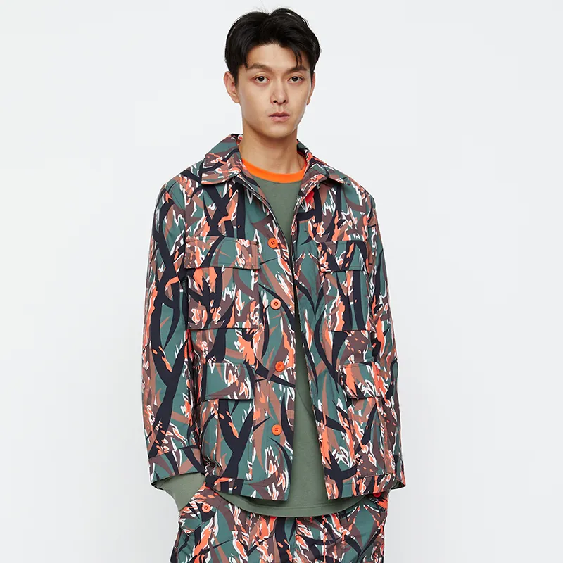 CLOT Jackets Men Olive Green-4