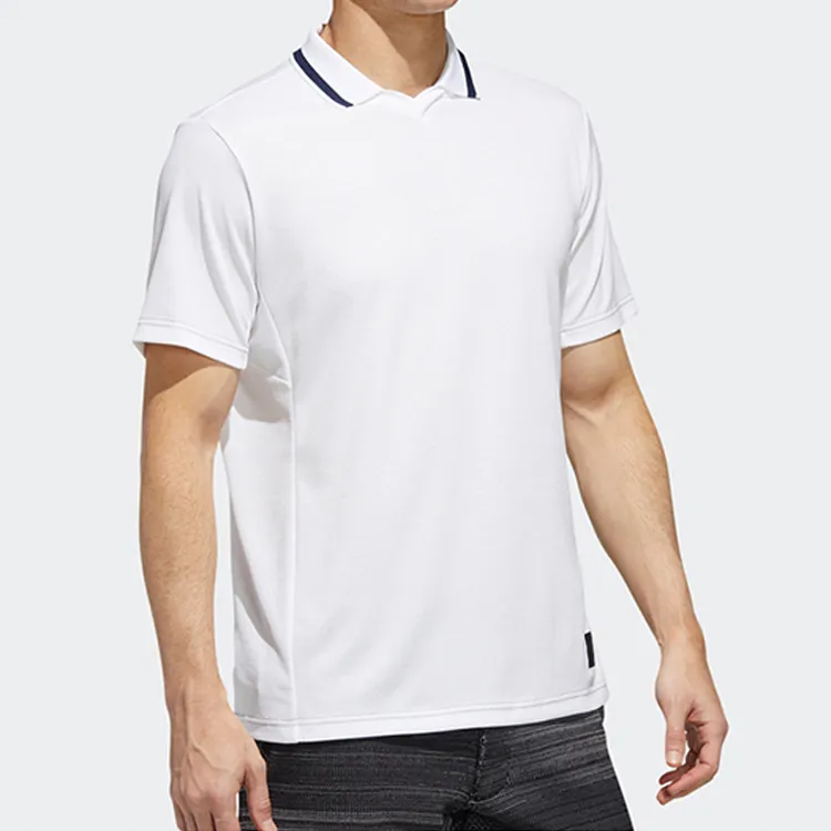 Adidas Polo Shirts Men White-3