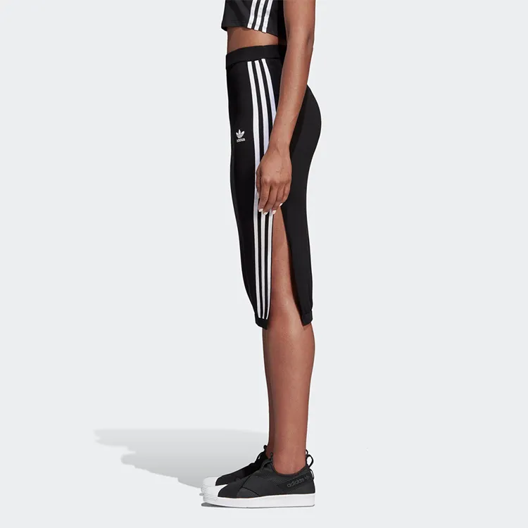 Adidas Originals Casual Long Skirts Women's Black-2