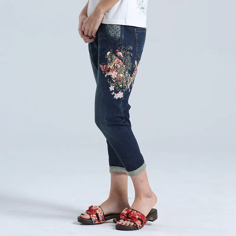 ONIARAI Straight Jeans Women's Denim Blue-2