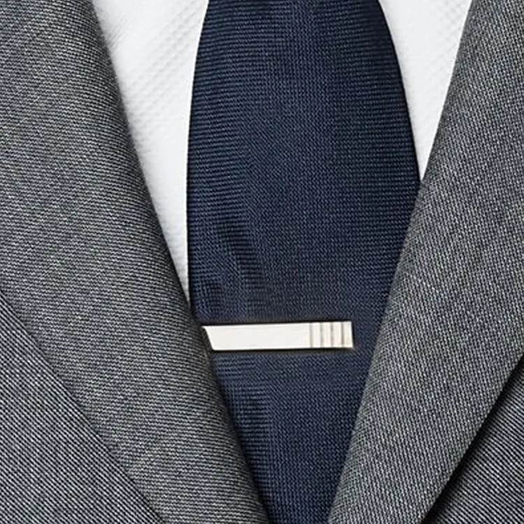 THOM BROWNE 4 Bar Long Tie Bar-1