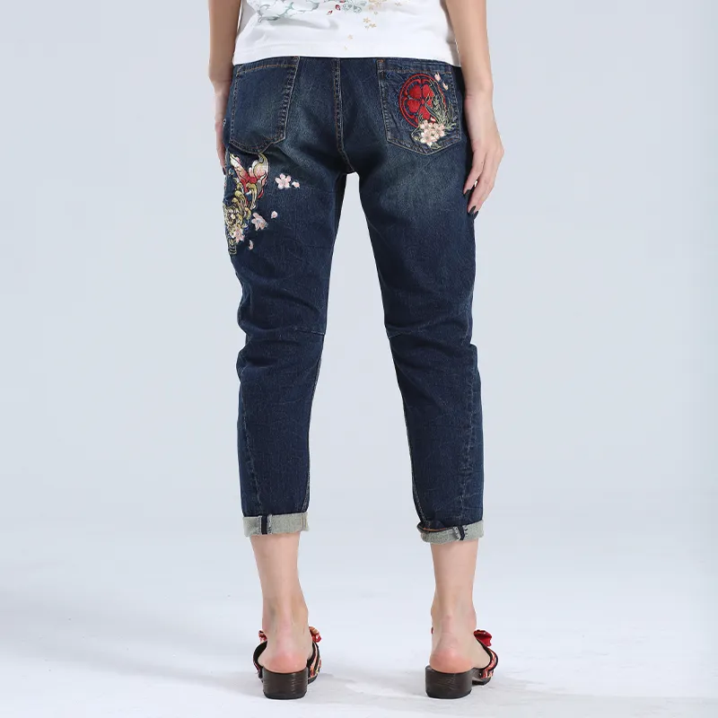 ONIARAI Straight Jeans Women's Denim Blue-4