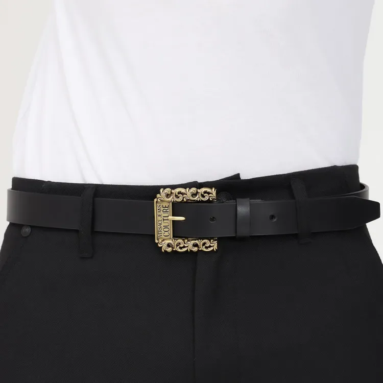 VERSACE JEANS COUTURE Cow Leather Belts Unisex 3cm-2