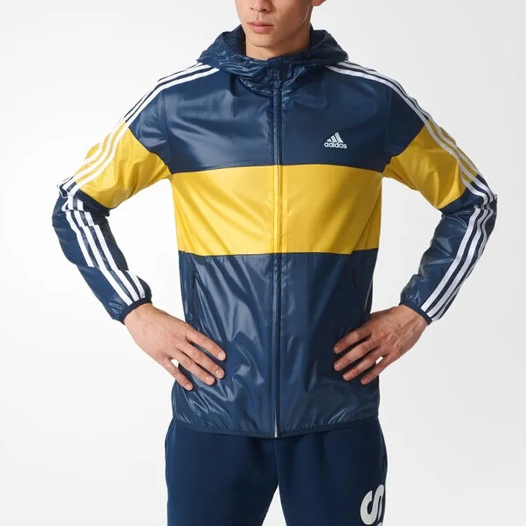 Adidas Outer Jacket Jacket Men's Yellow Blue-2