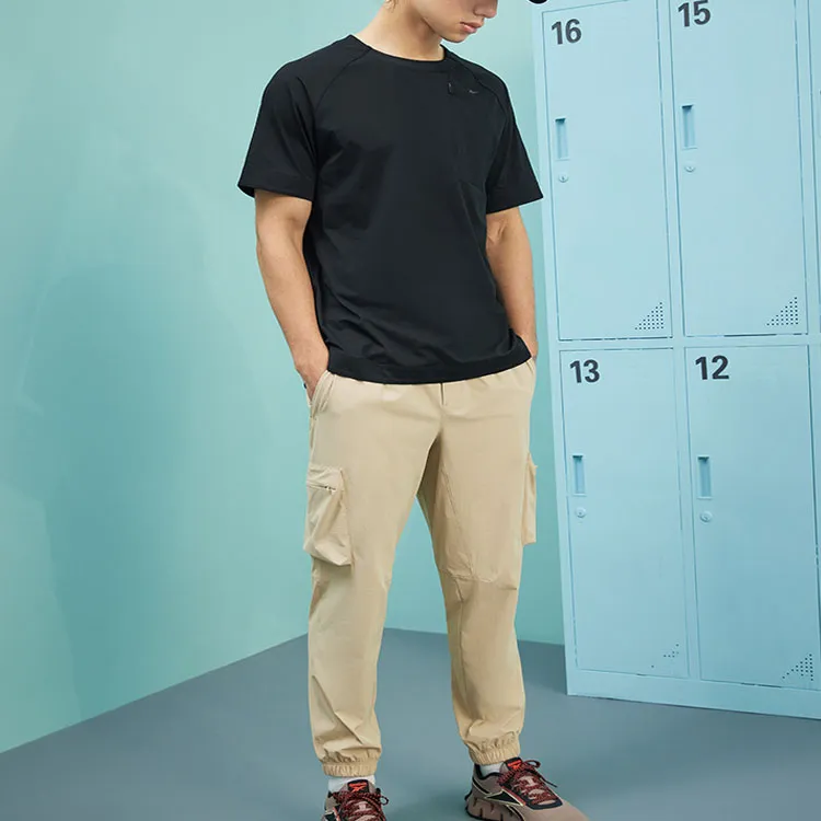 Reebok Casual Pants Men Khaki-1