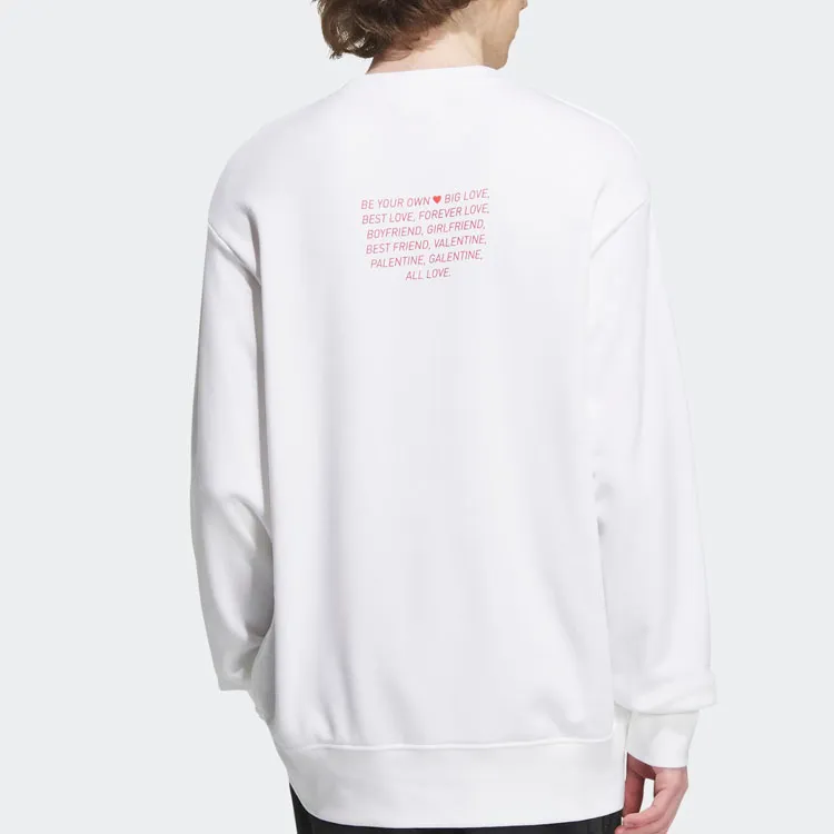 Adidas Sweatshirts Unisex White-2