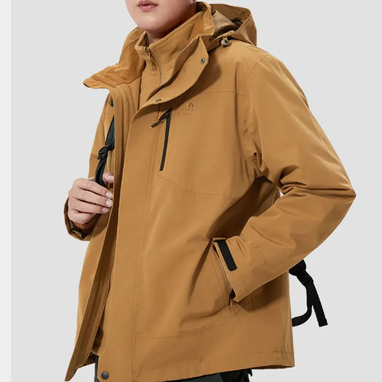 CAMEL Windbreaker Jackets Men-1