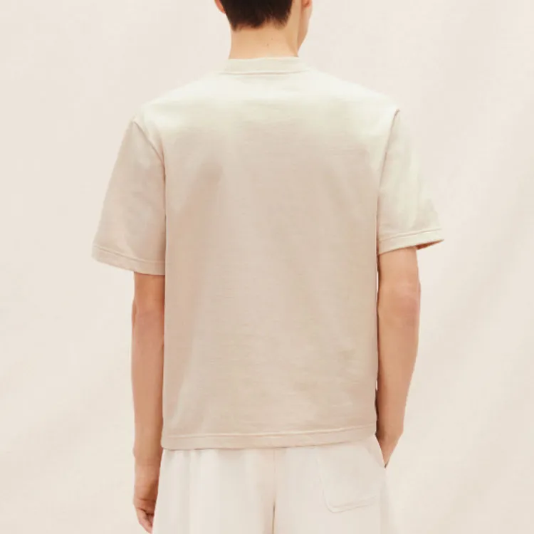 Jacquemus X Saks Co-branded SS23 T-Shirts Men Beige-2