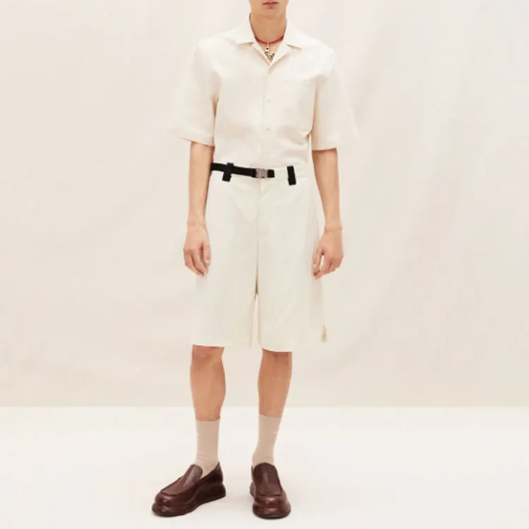 Jacquemus X Saks Co-branded SS23 Casual Shorts Men Beige-1